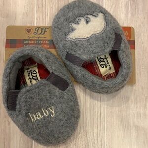 Dearfoams Limited Edition 3-6months Light Heather Grey